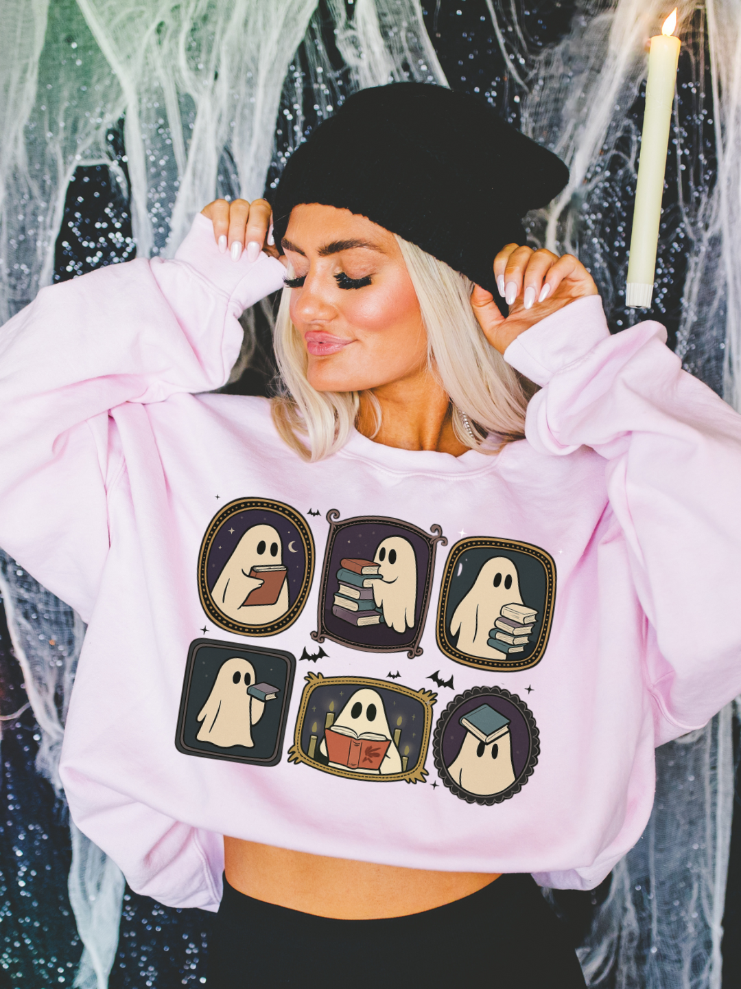 GHOST BOOKS CREWNECK