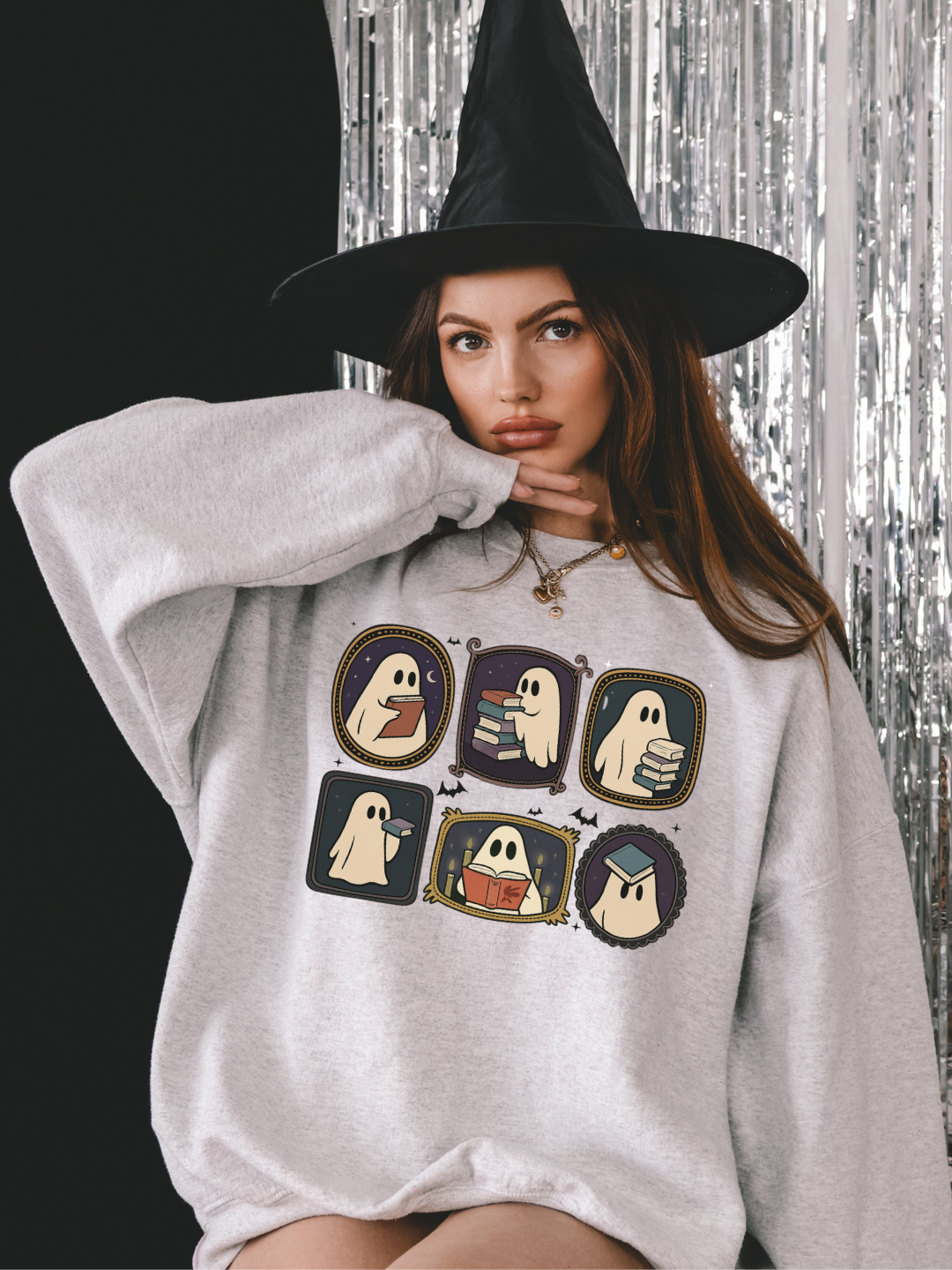 GHOST BOOKS CREWNECK
