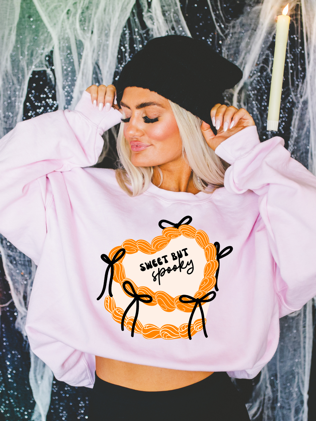 SWEET BUT SPOOKY CAKE CREWNECK