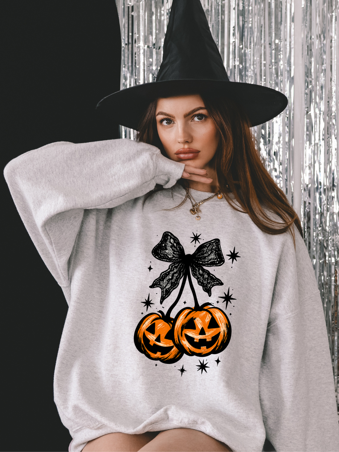 PUMPKIN CHERRIES CREWNECK