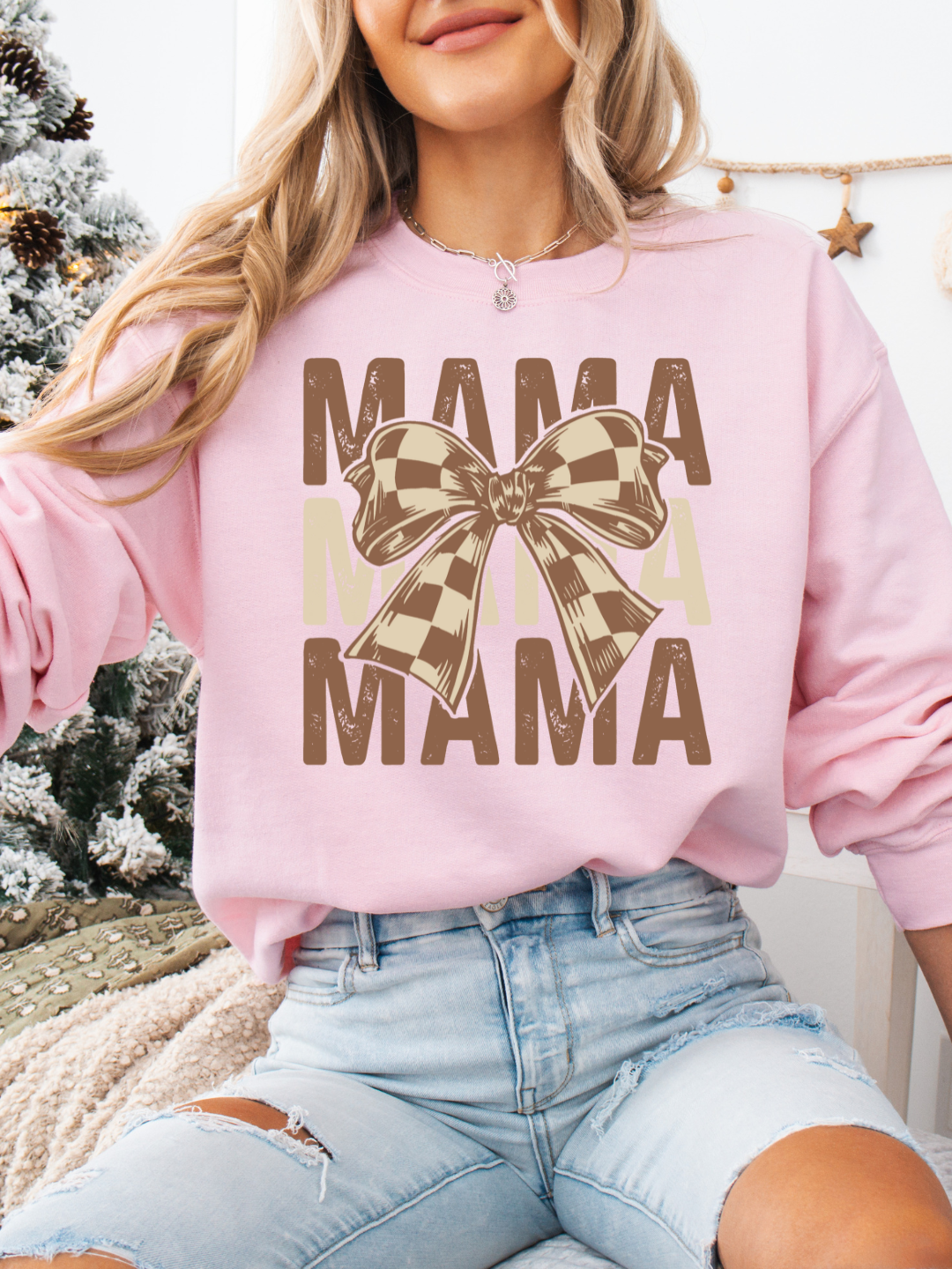 MAMA BOW CREWNECK