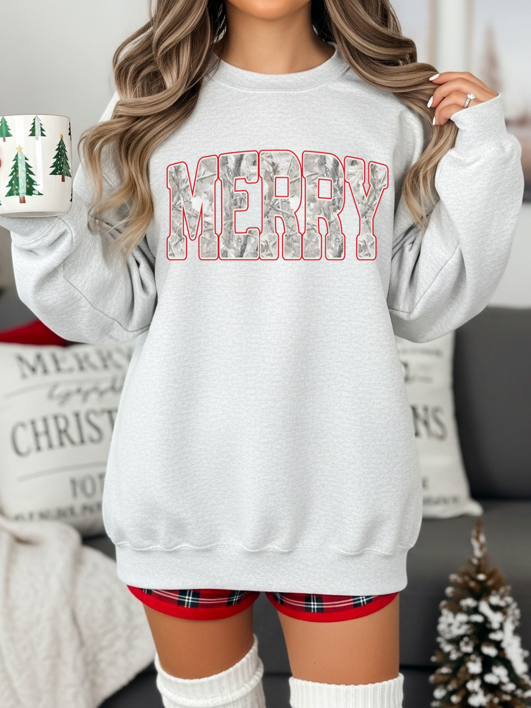 MERRY CAMO | DTF TRANSFER