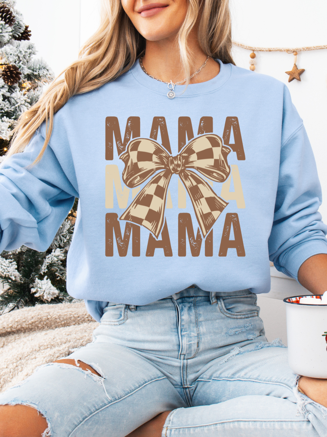 MAMA BOW CREWNECK