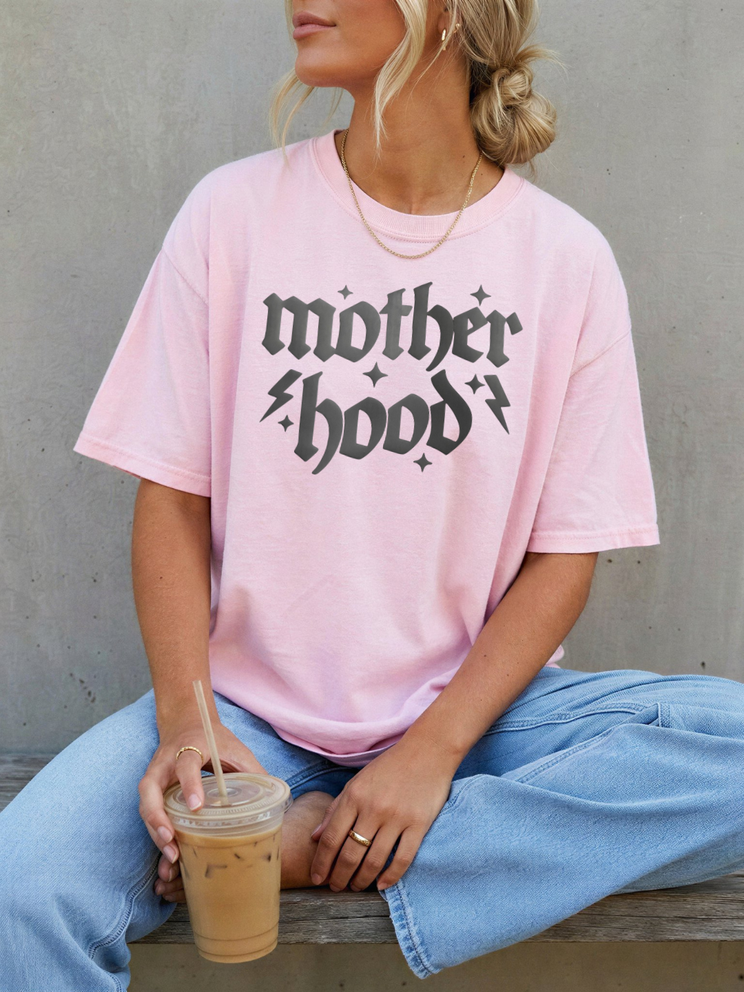 MOTHERHOOD "PUFF PRINT" T-SHIRT