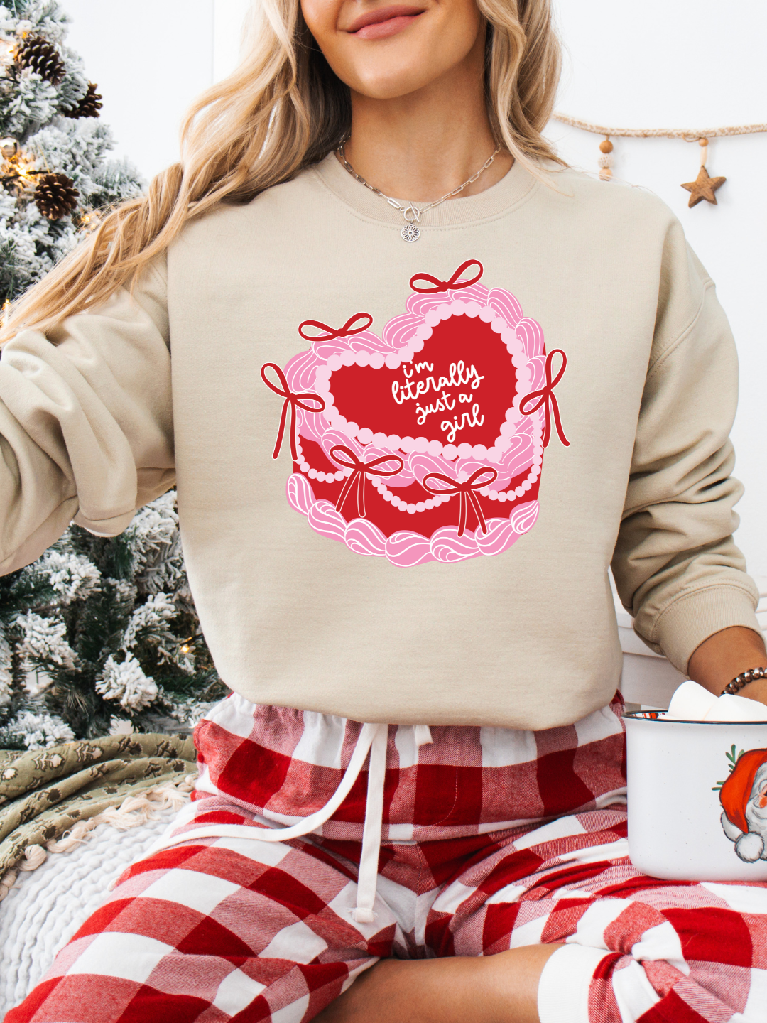 IM JUST A GIRL CREWNECK