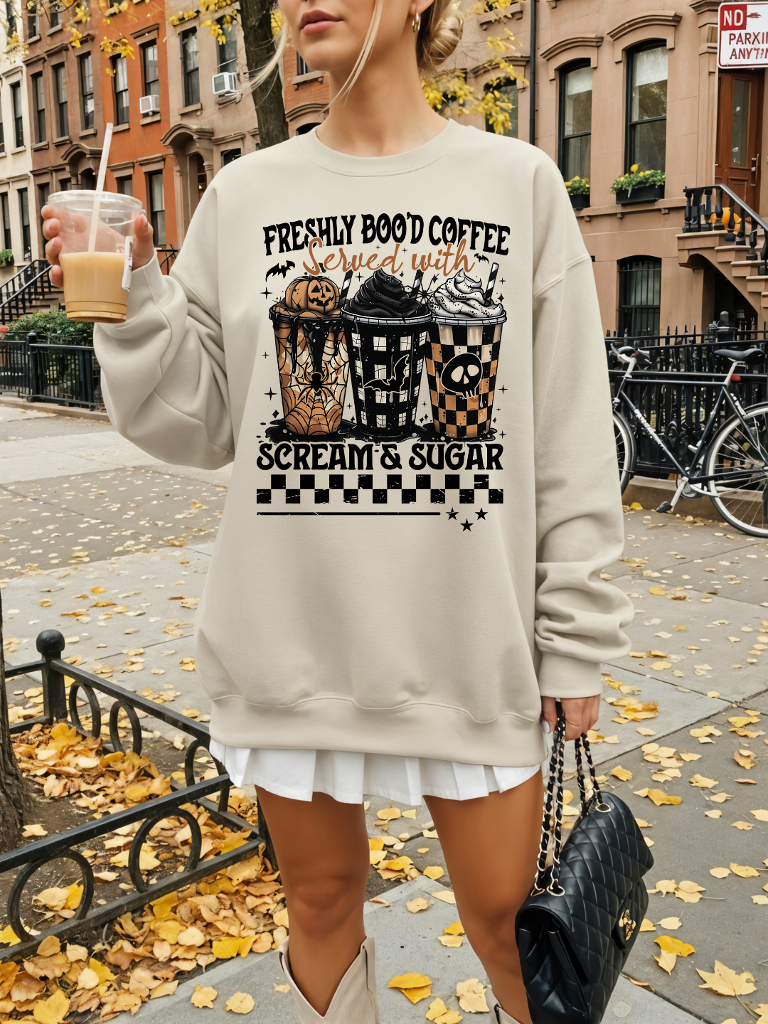 BOO'D COFFEE CREWNECK