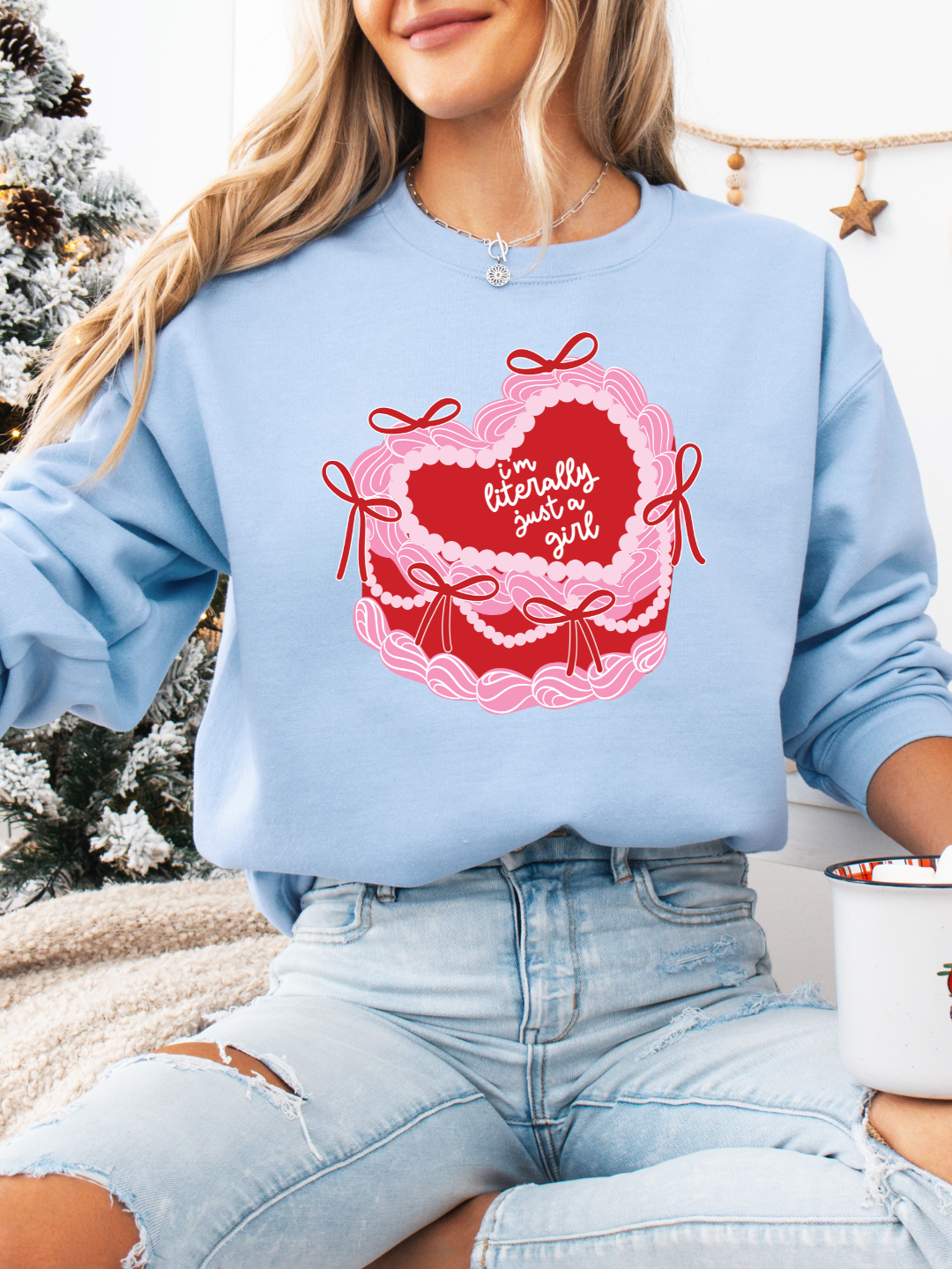 IM JUST A GIRL CREWNECK