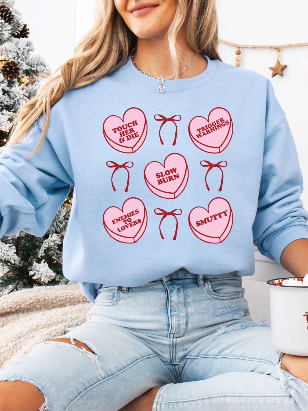 CANDY HEARTS CREWNECK