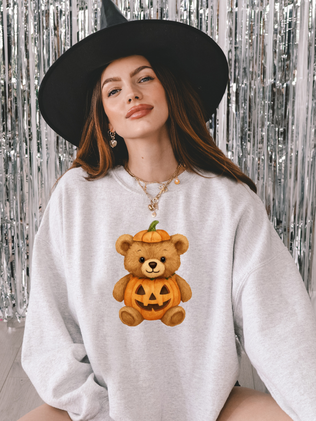 PUMPKIN BEAR CREWNECK
