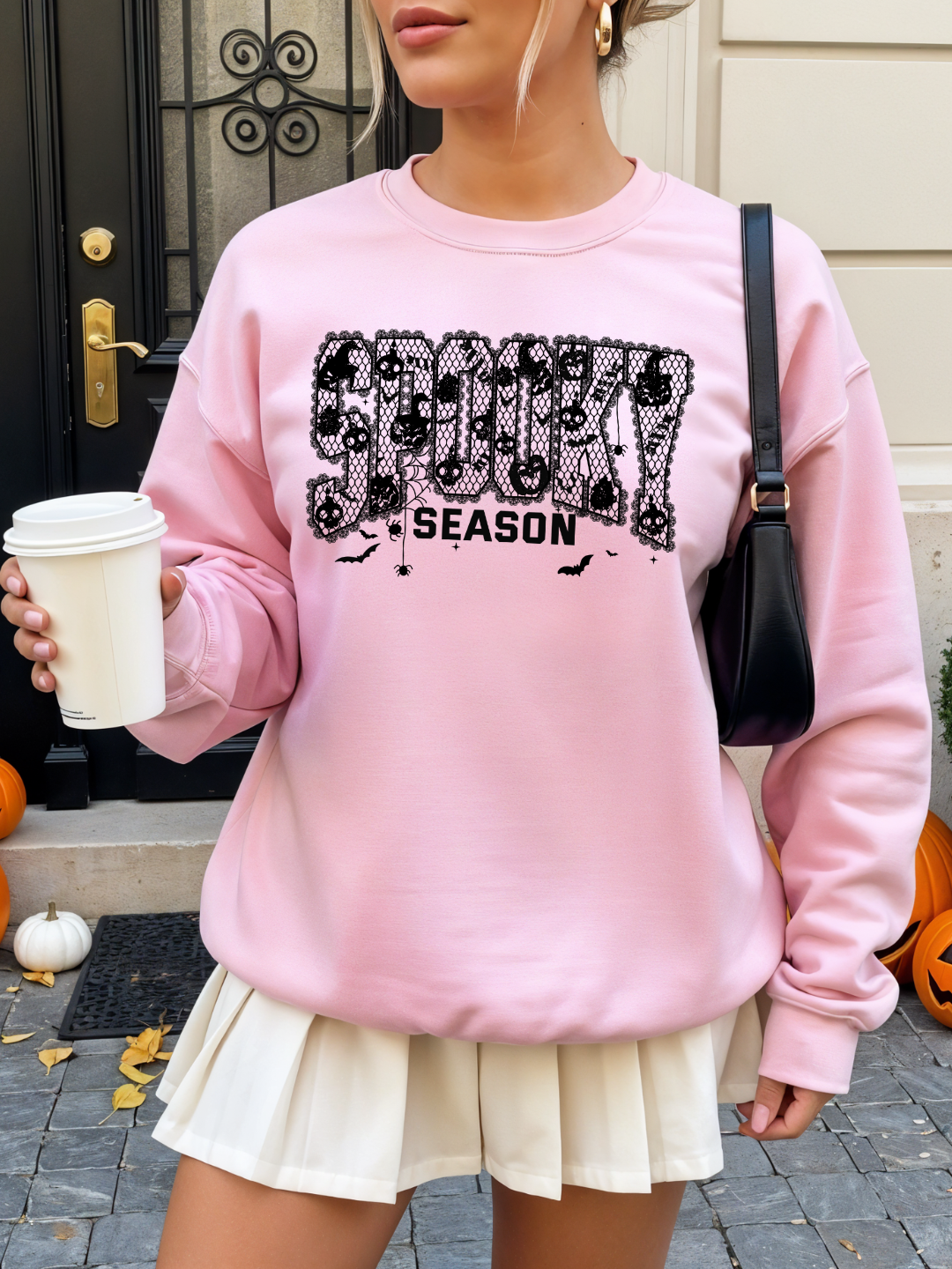 SPOOKY SEASON VARSITY CREWNECK