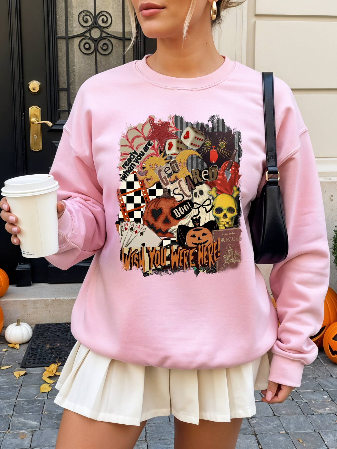 HALLOWEEN COLLAGE CREWNECK