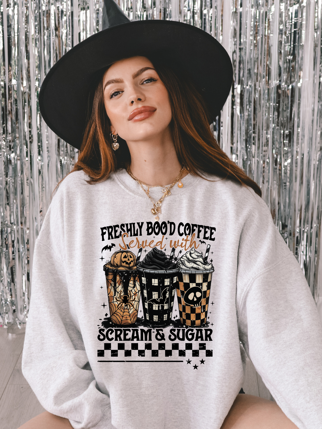 BOO'D COFFEE CREWNECK