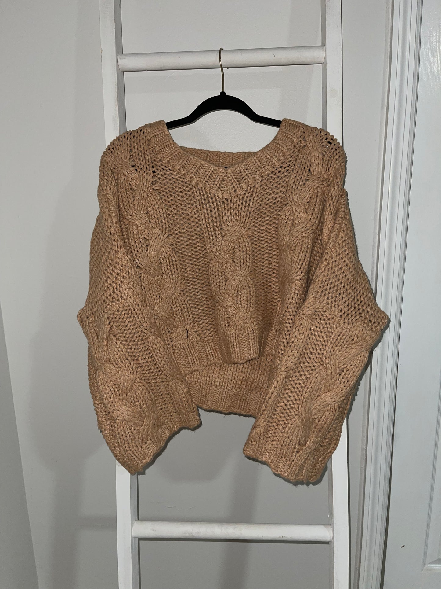 STACEY CHUNKY KNIT OVERSIZED SWEATER