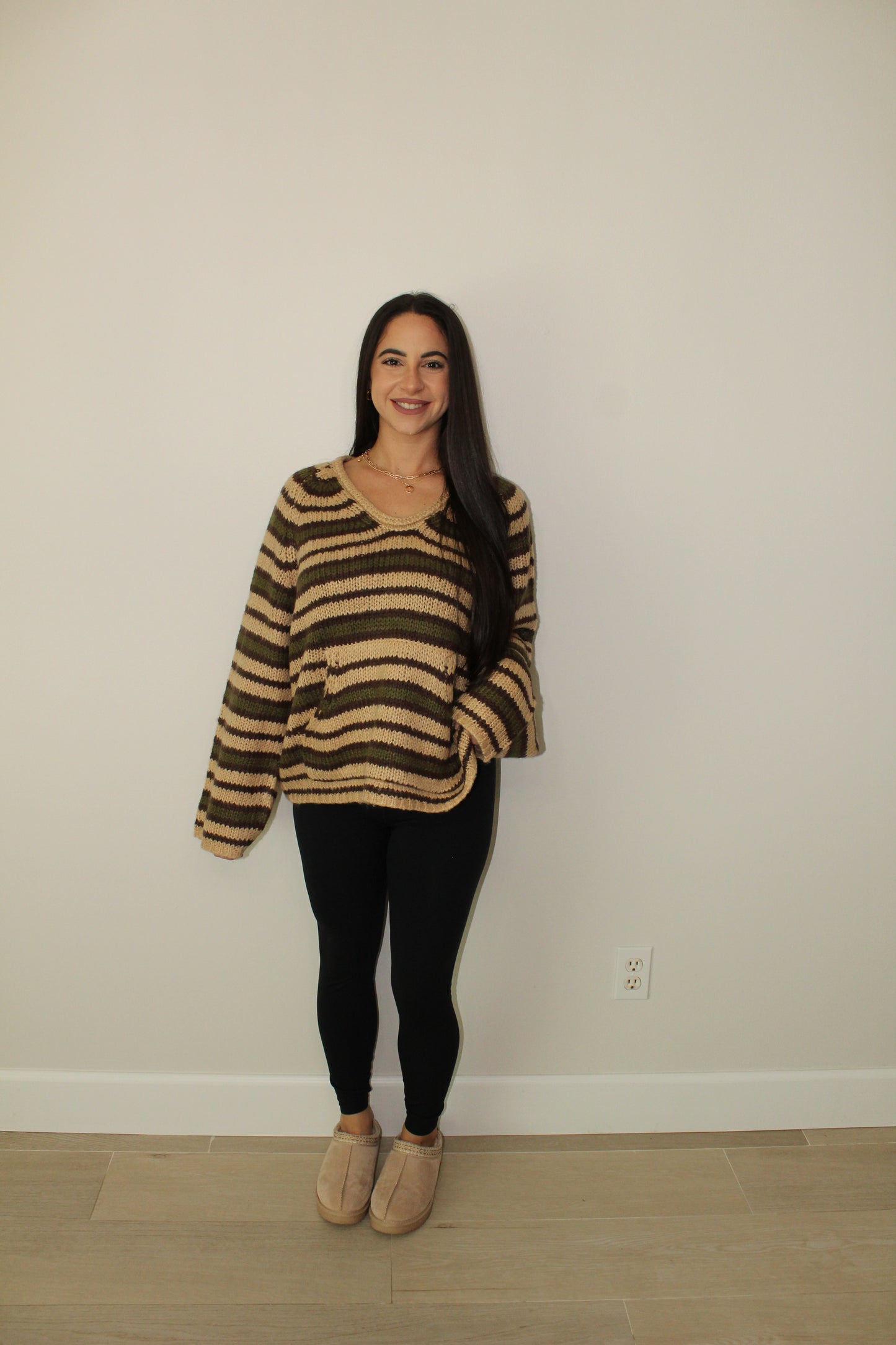 HAZEL STRIPED SWEATER