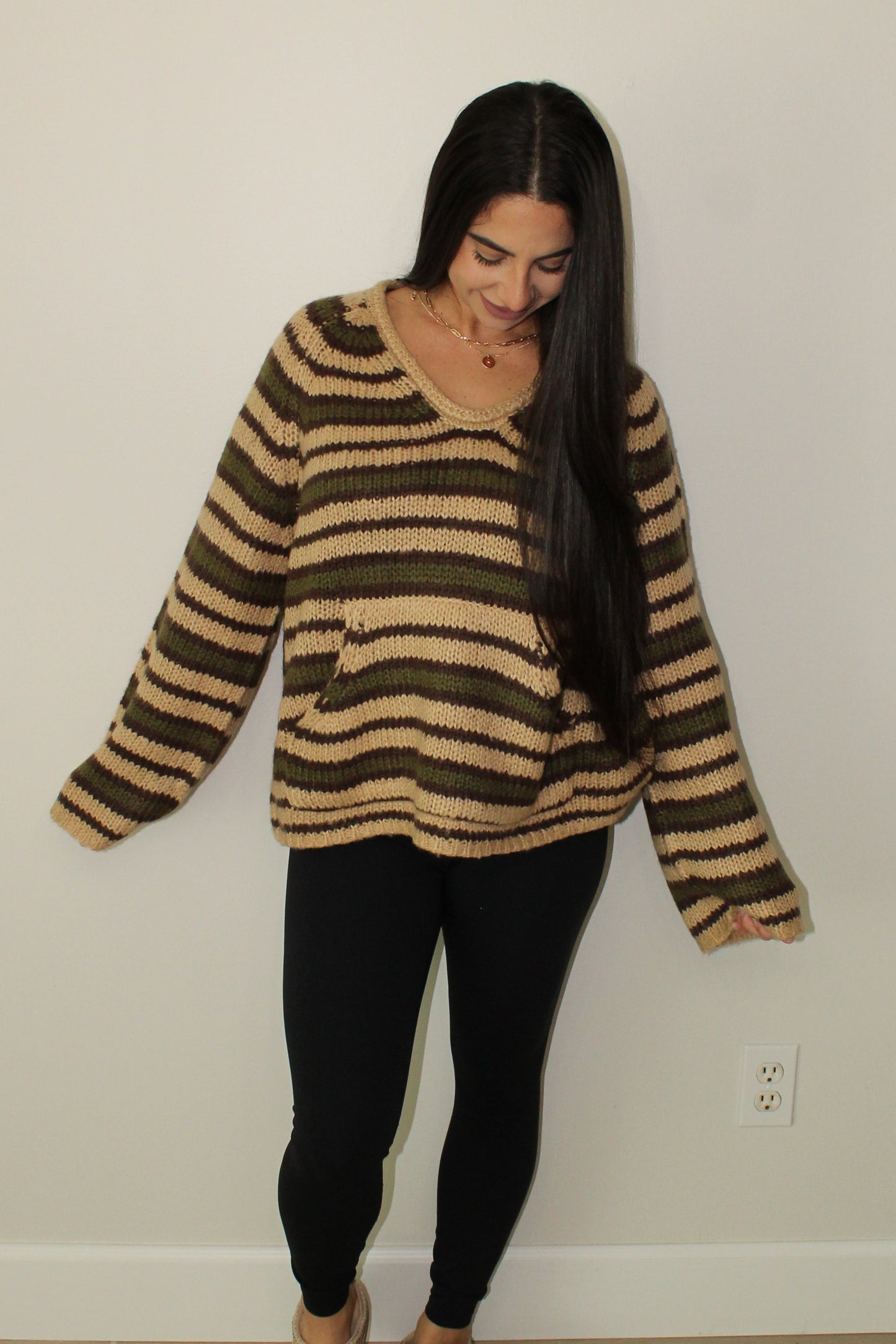 HAZEL STRIPED SWEATER