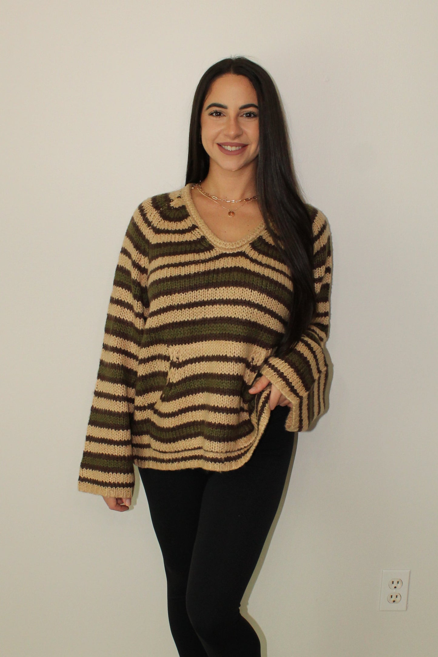 HAZEL STRIPED SWEATER