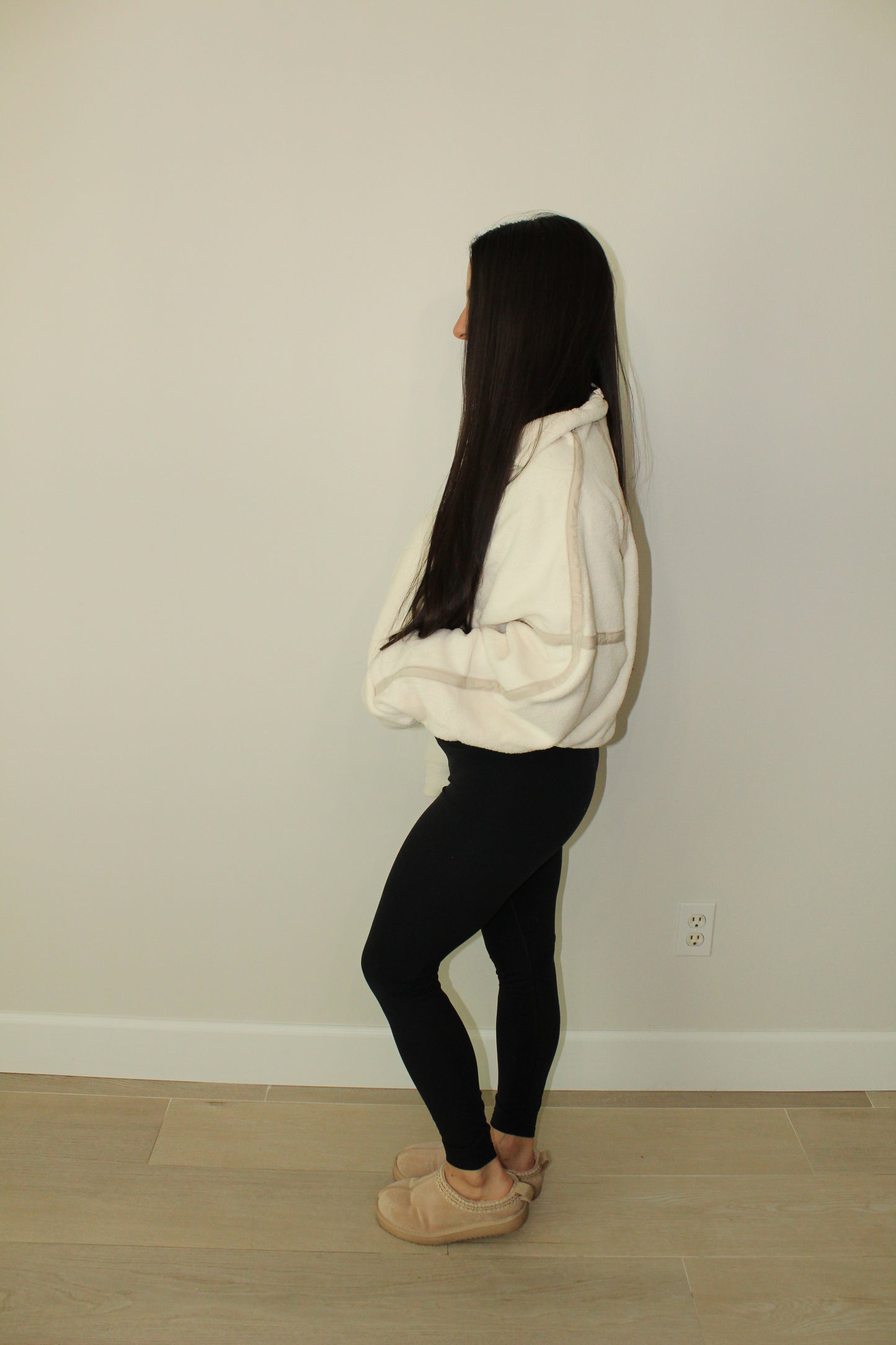 IVORY FLEECE JACKET