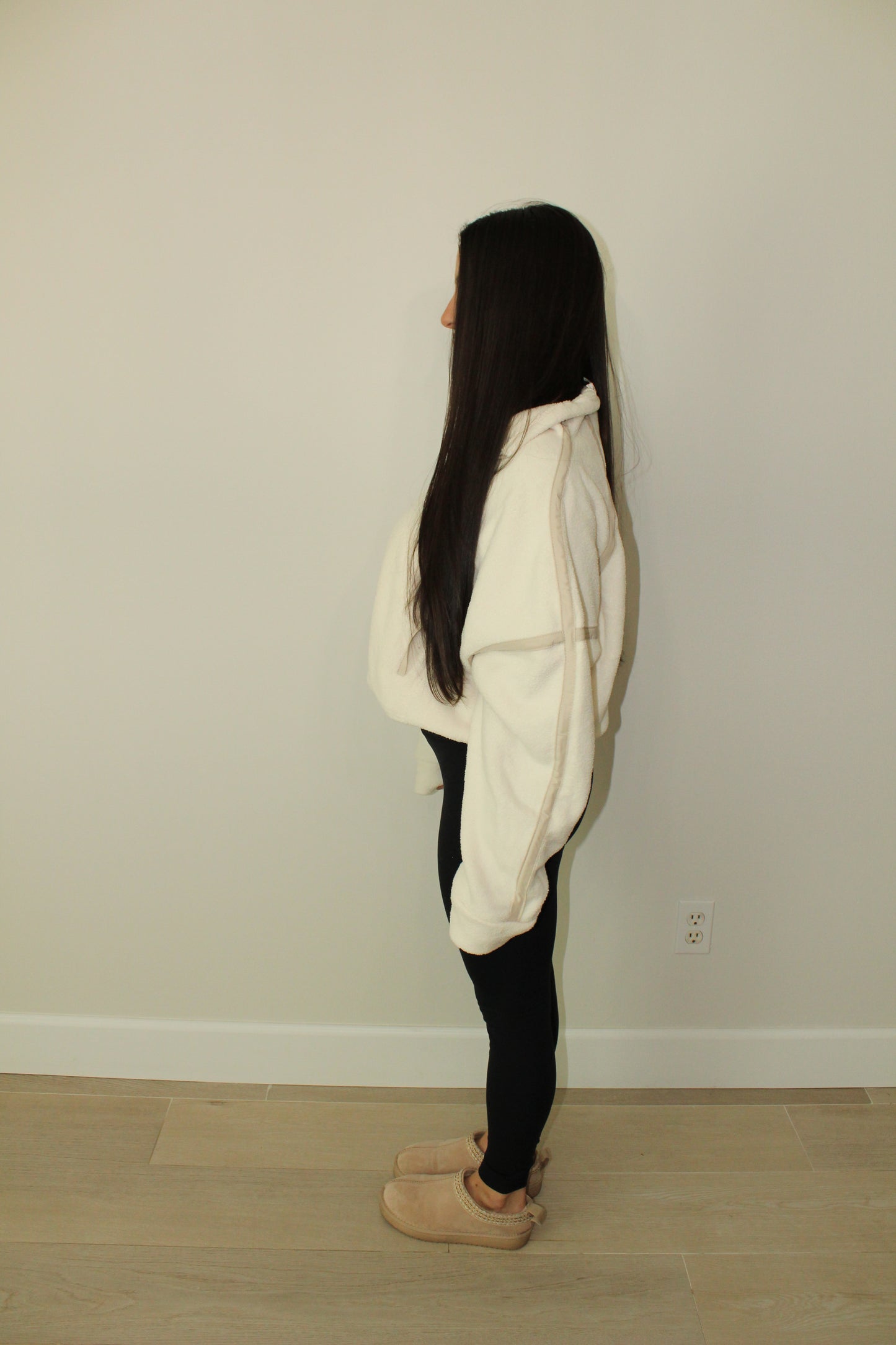 IVORY FLEECE JACKET