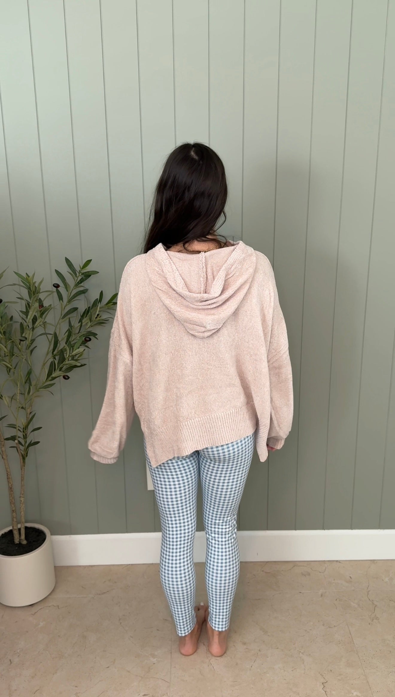 DOORBUSTER KNIT BUTTON UP HOODIE SWEATER