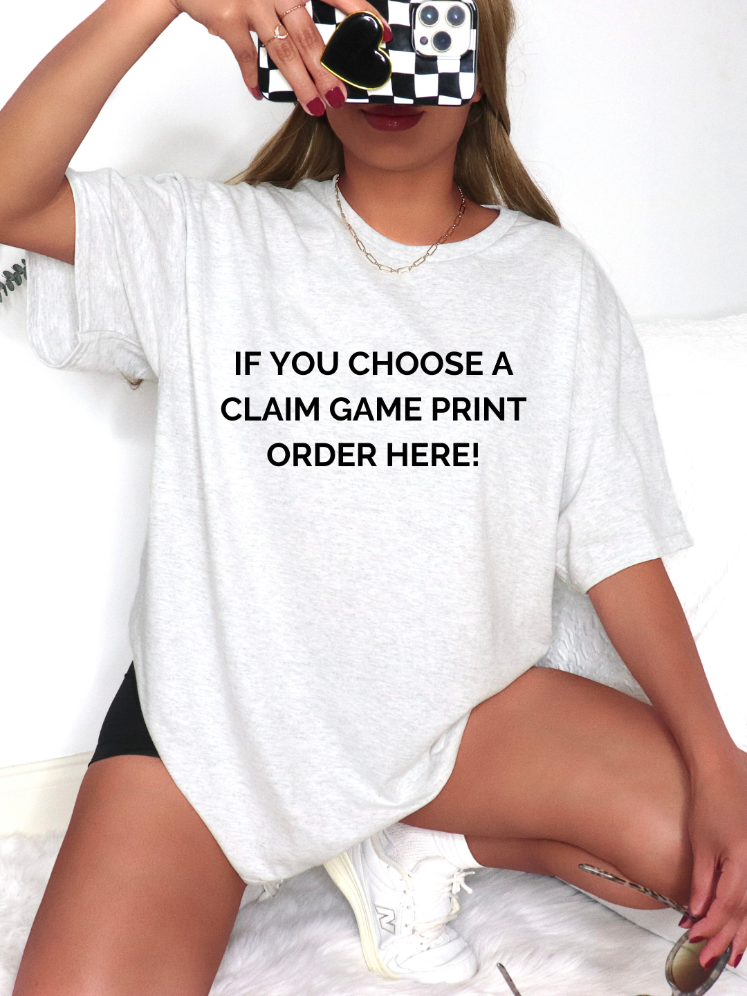 CLAIM GAME T-SHIRT