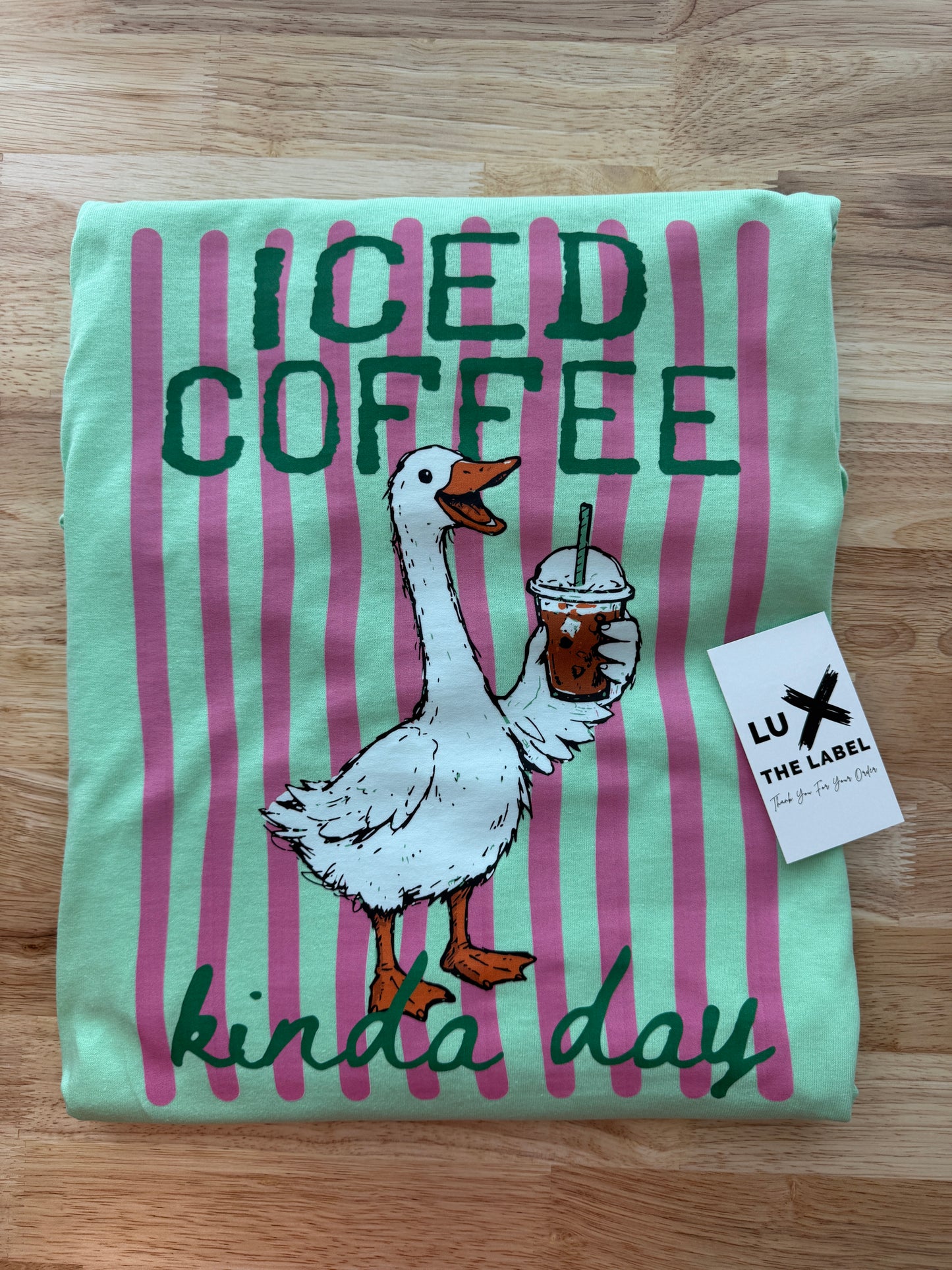 ICED COFFEE GOOSE T-SHIRT