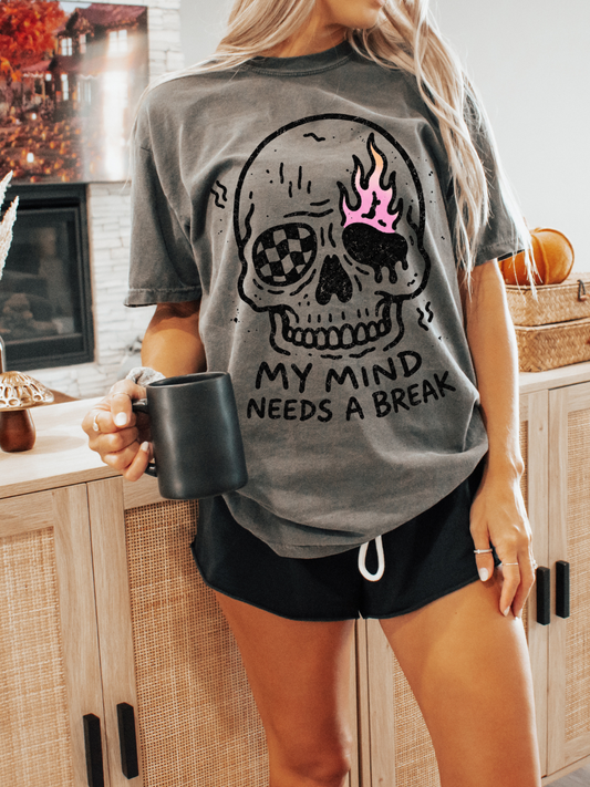 MY MIND NEEDS A BREAK HALLOWEEN | DTF TRANSFER