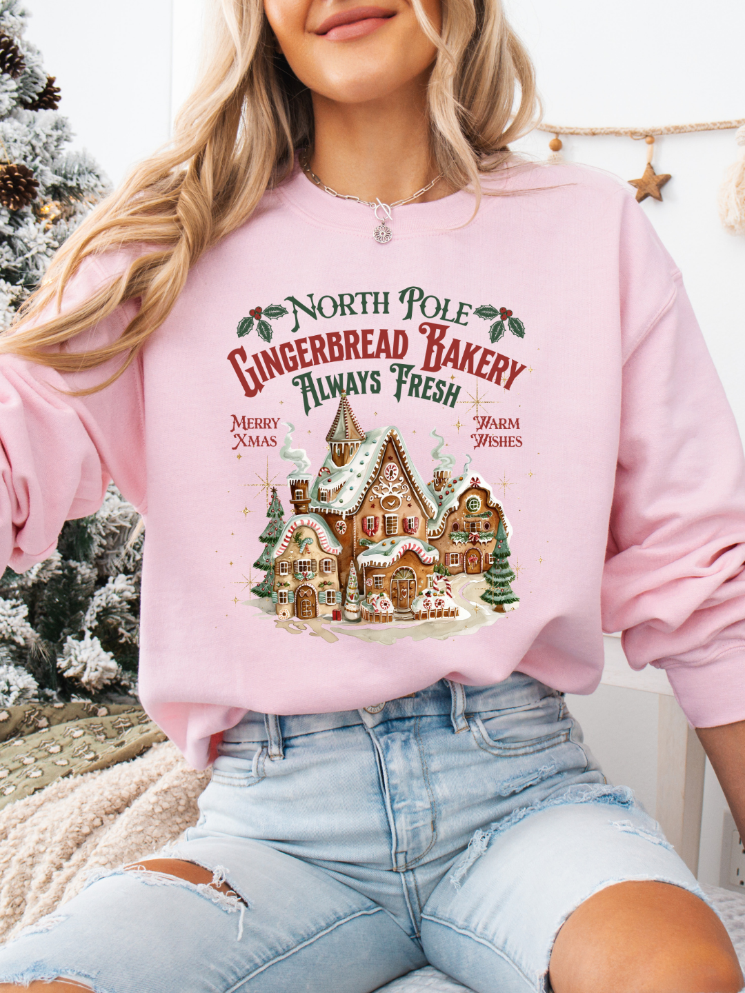 GINGERBREAD BAKERY CREWNECK