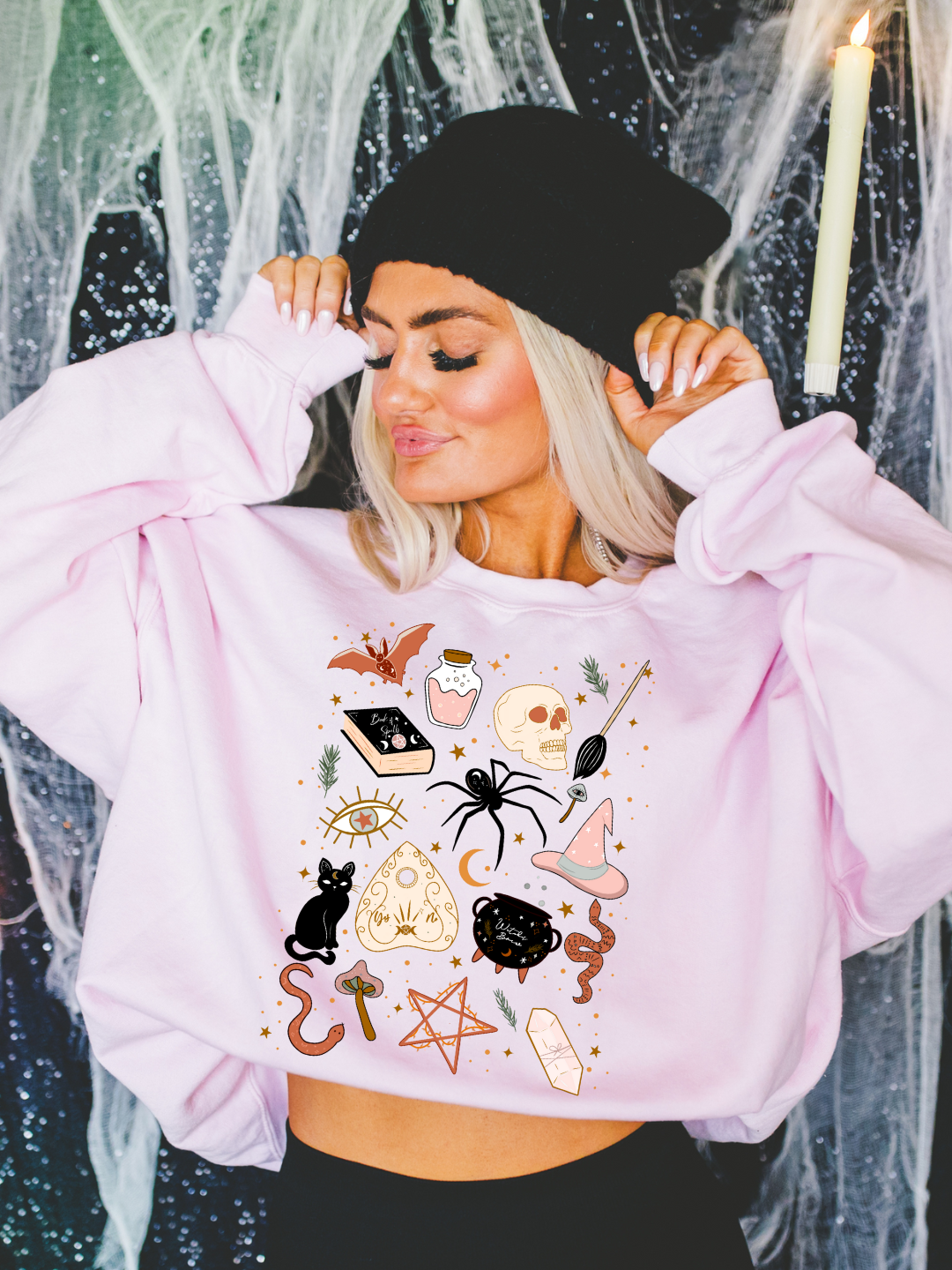 HALLOWEEN DOODLE CREWNECK/T-SHIRT