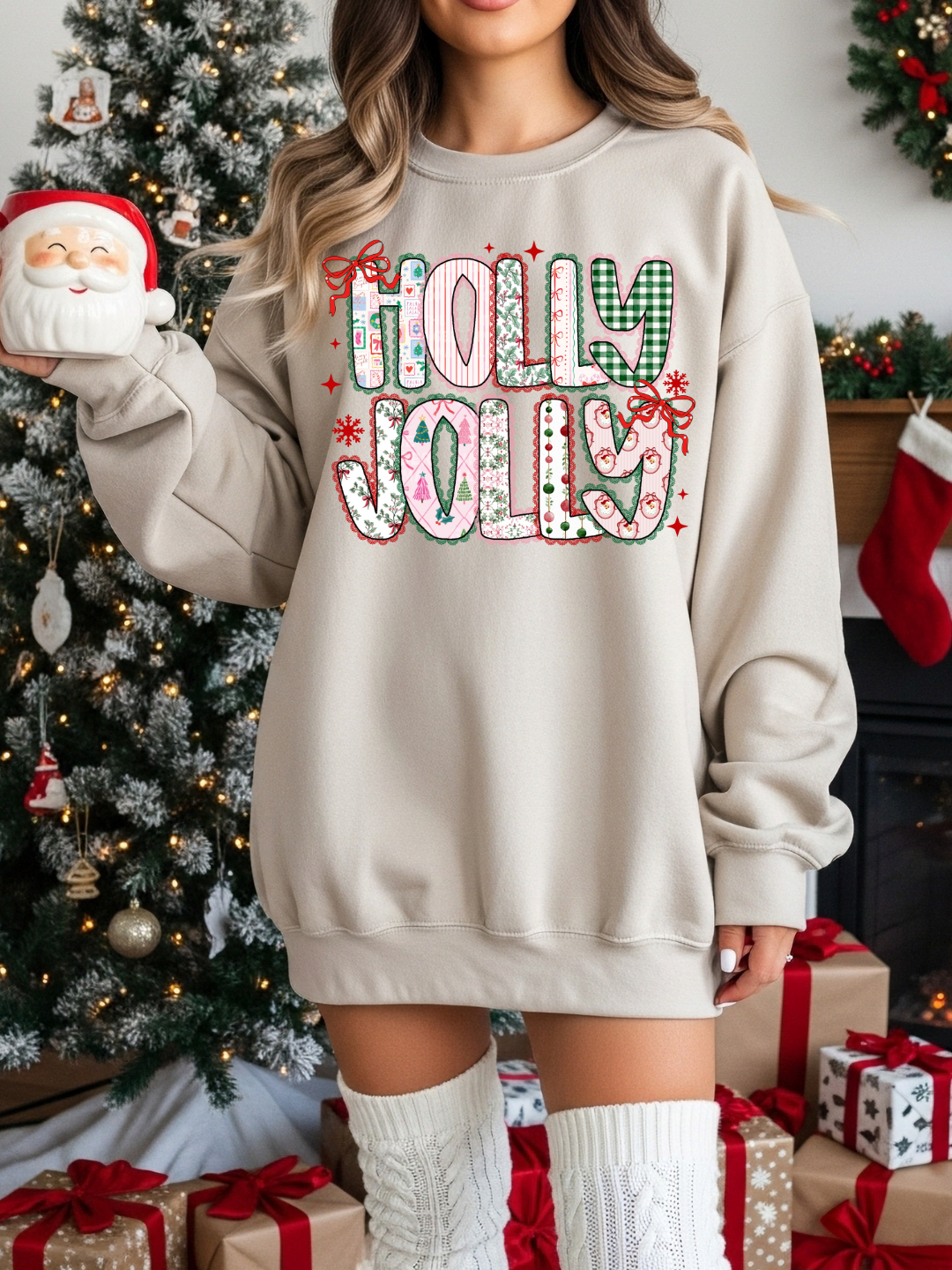HOLLY JOLLY CHRISTMAS CREWNECK