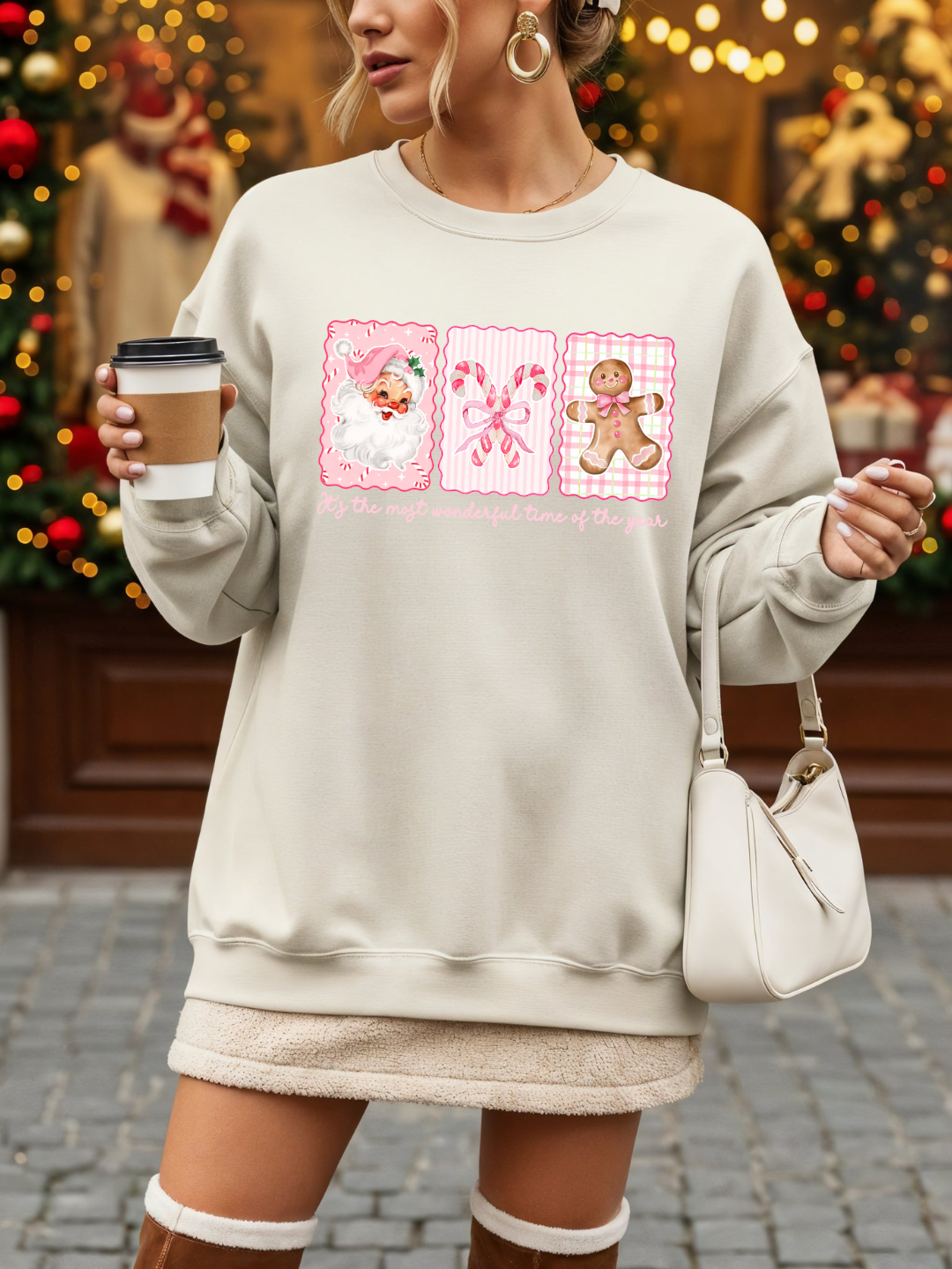 WONDERFUL TIME OF THE YEAR CHRISTMAS CREWNECK