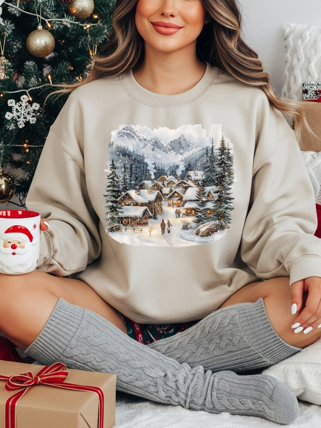 CHRISTMAS VILLAGE CREWNECK