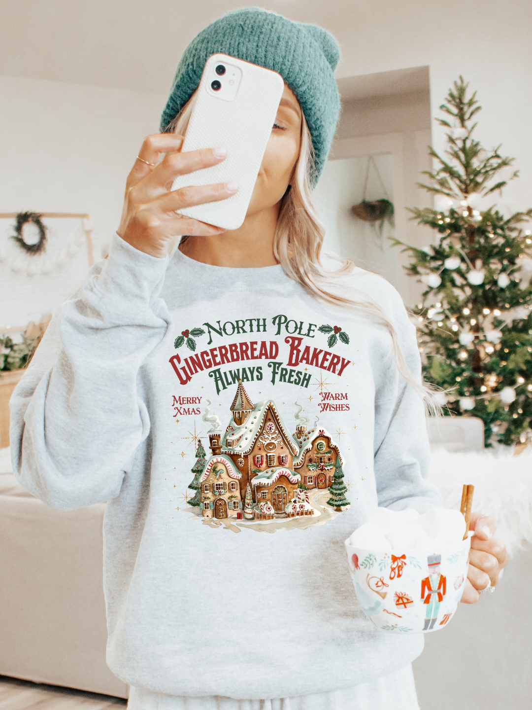 GINGERBREAD BAKERY CREWNECK