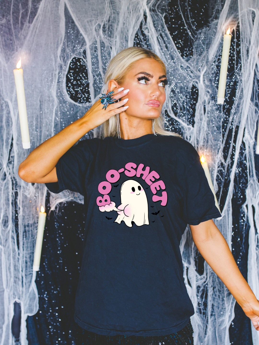 BOO-SHEET CREWNECK/T-SHIRT