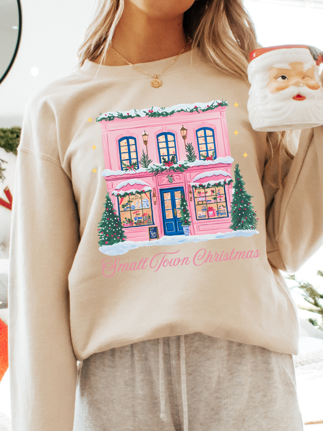 SMALL TOWN CHRISTMAS CREWNECK