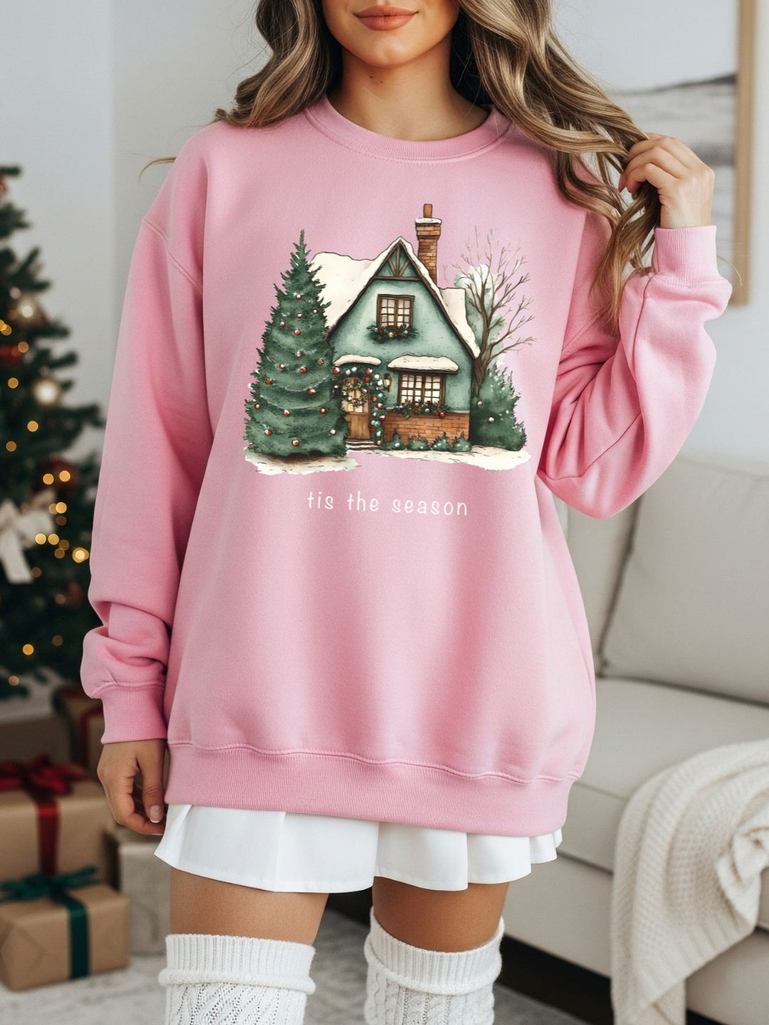 TIS THE SEASON CHRISTMAS CREWNECK