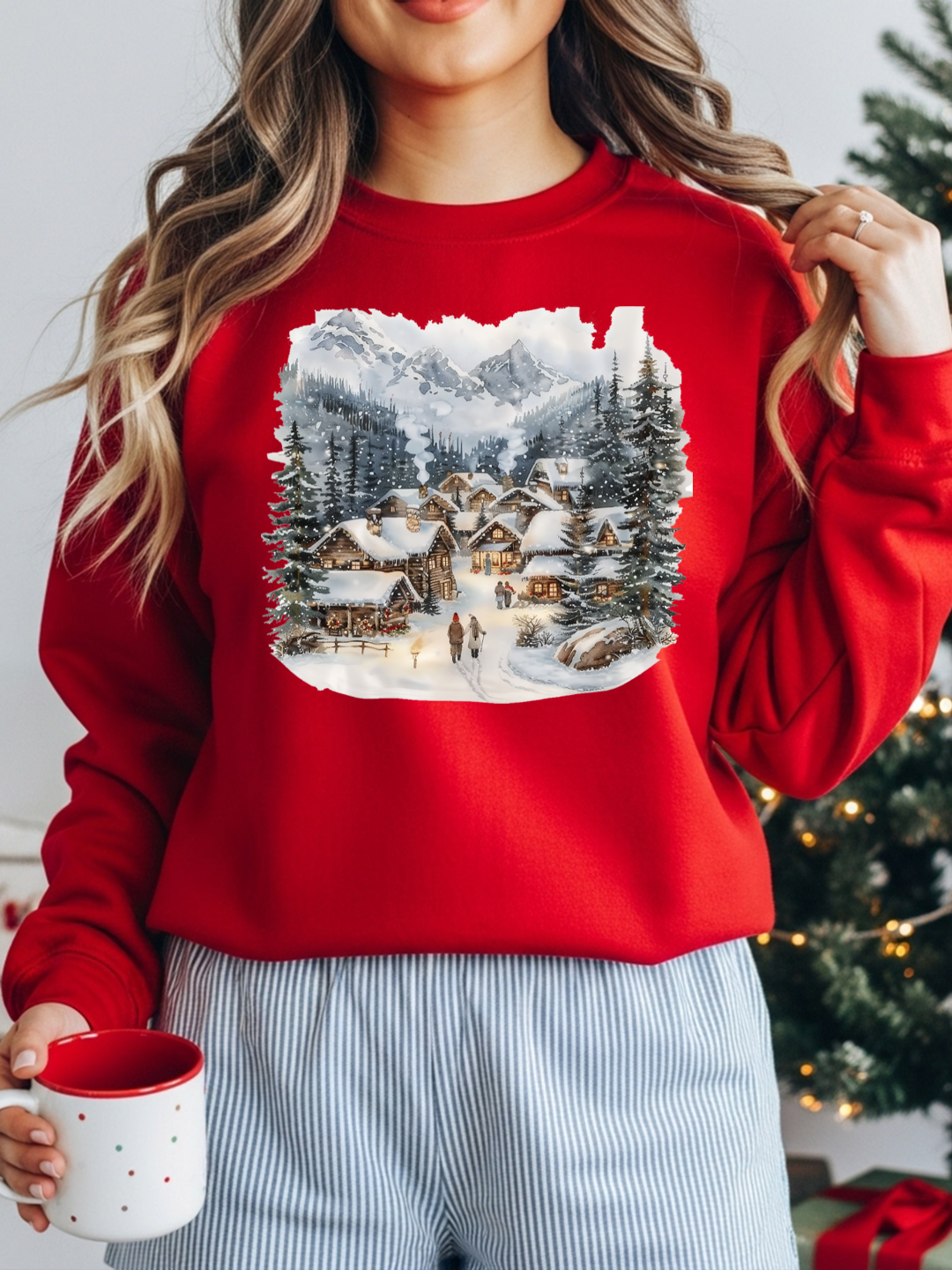 CHRISTMAS VILLAGE CREWNECK