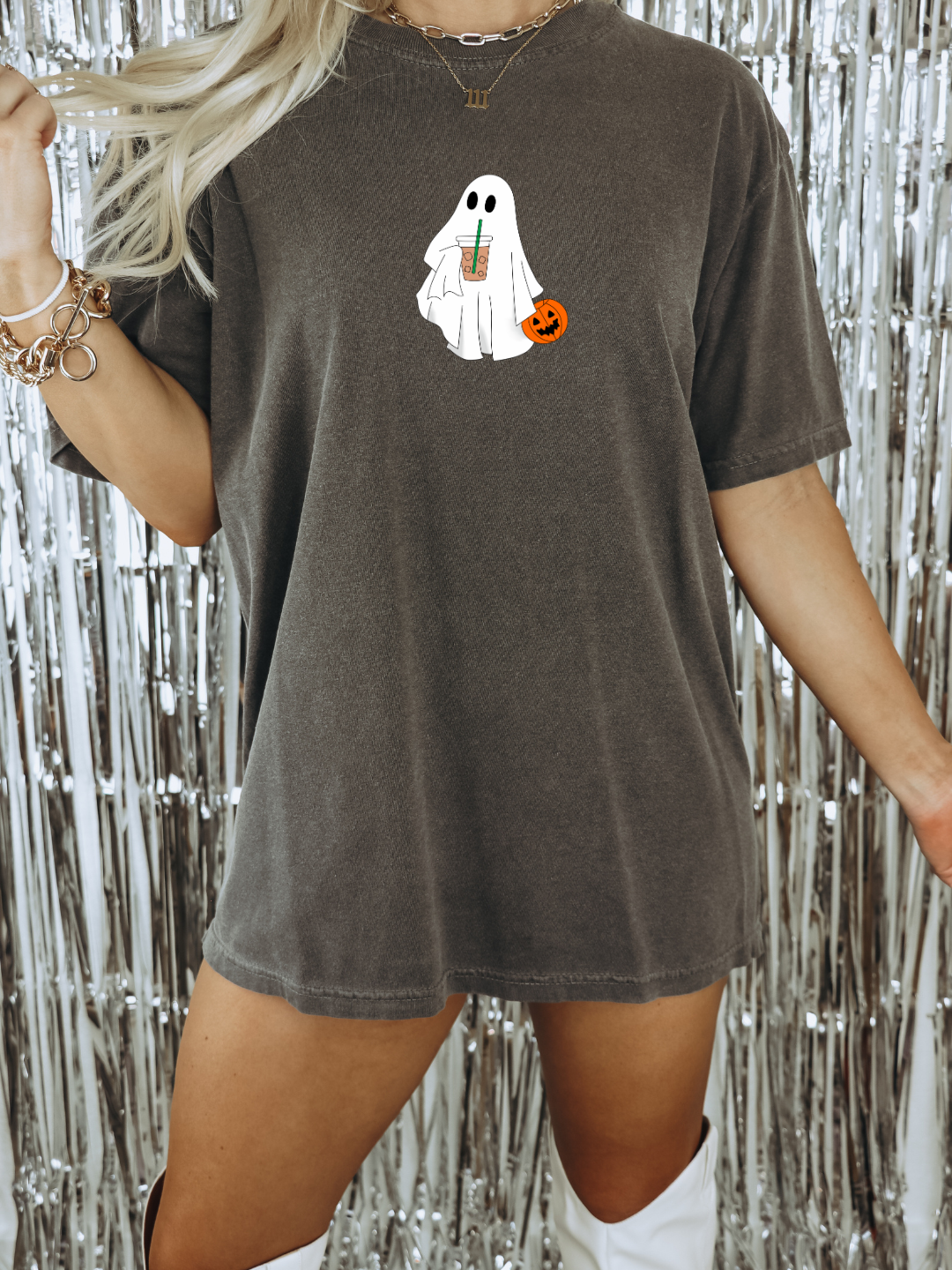 GHOST ICED COFFEE CREWNECK/T-SHIRT