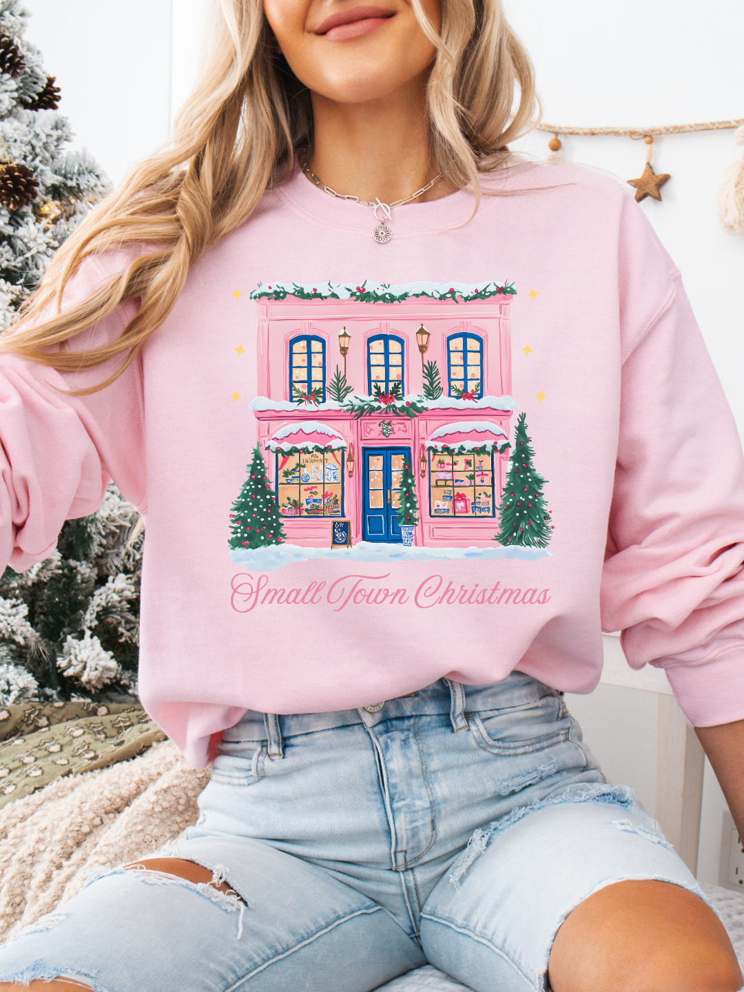 SMALL TOWN CHRISTMAS CREWNECK