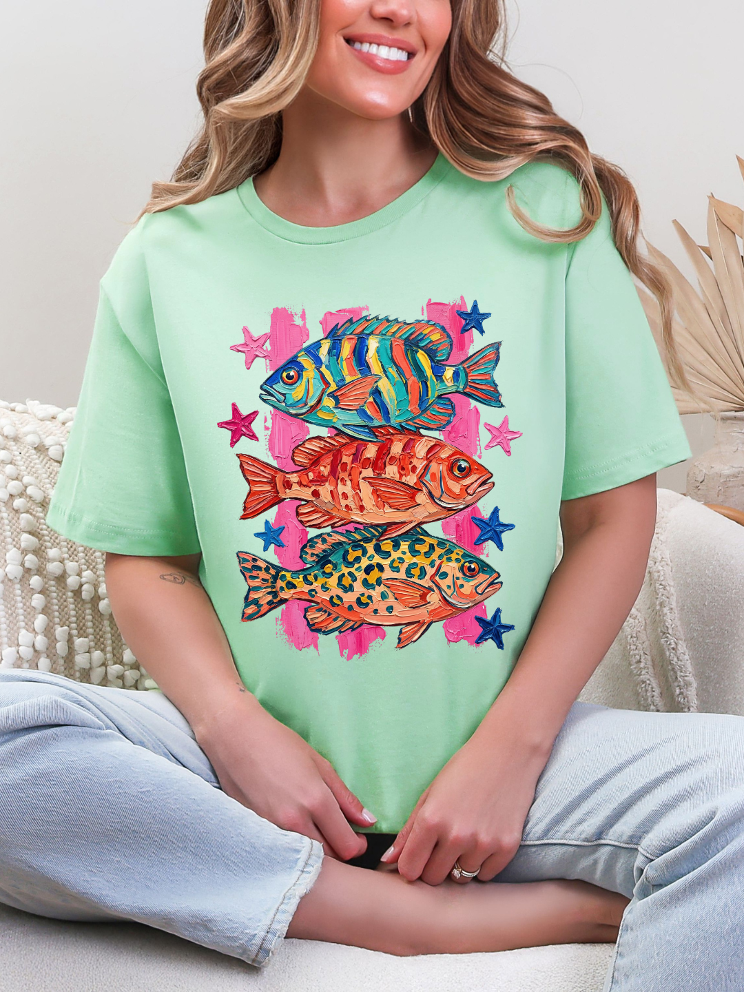 NEON FISH T-SHIRT