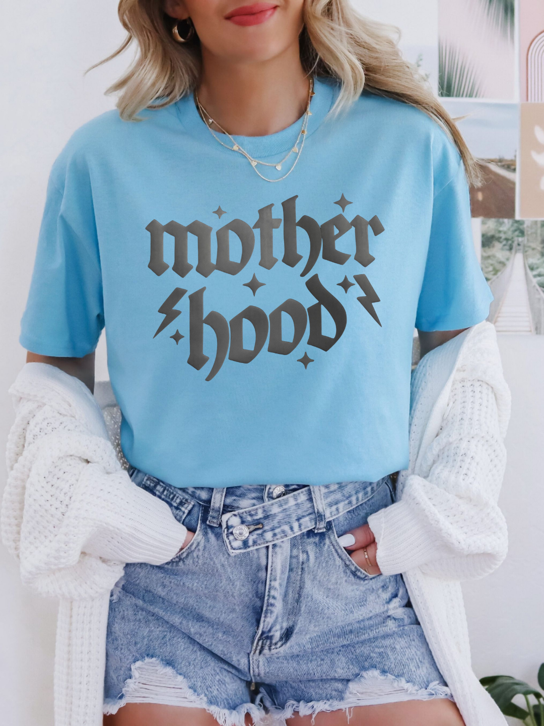 MOTHERHOOD "PUFF PRINT" T-SHIRT