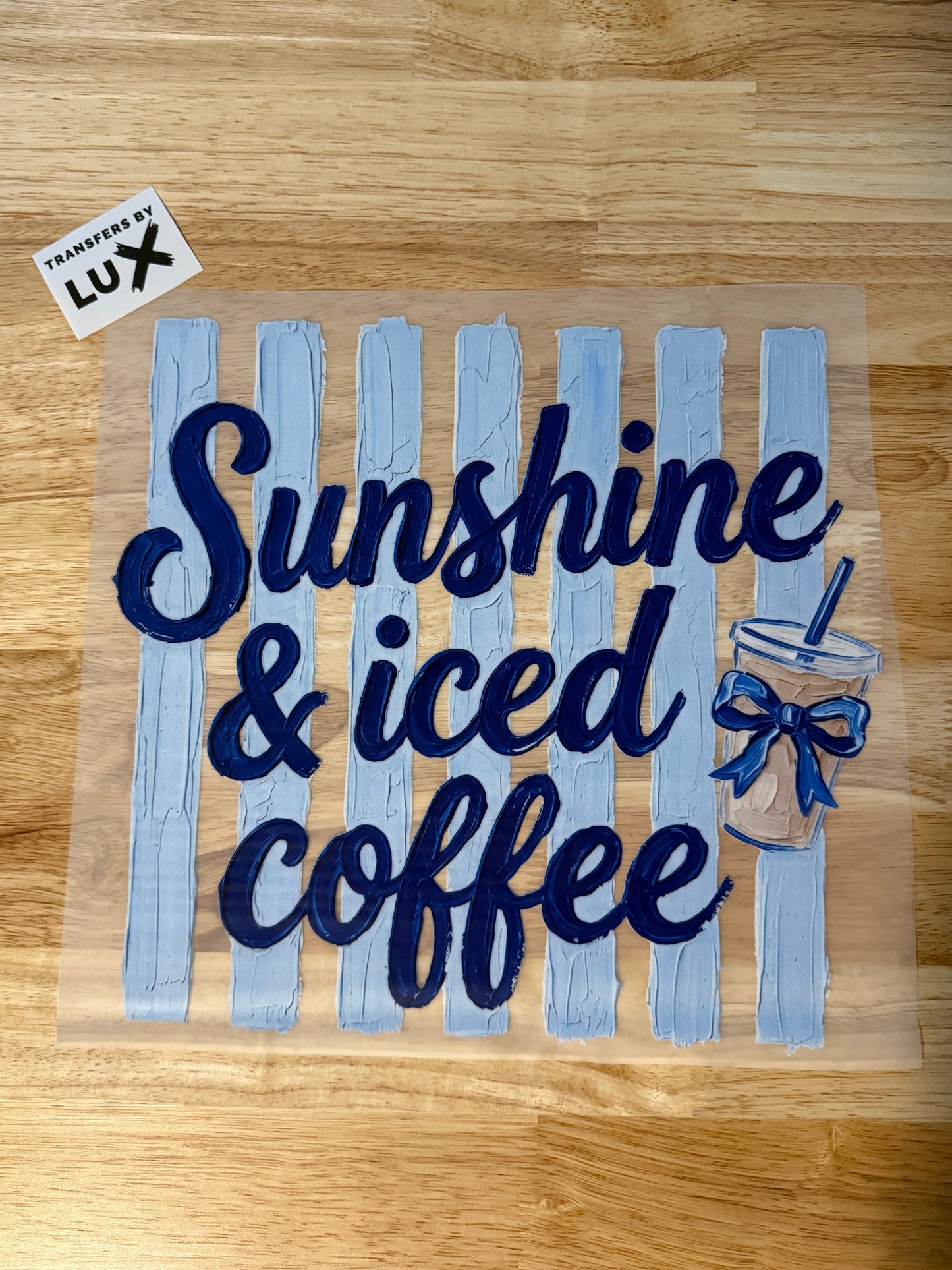 SUNSHINE & ICED COFFEE | DTF TRANSFER