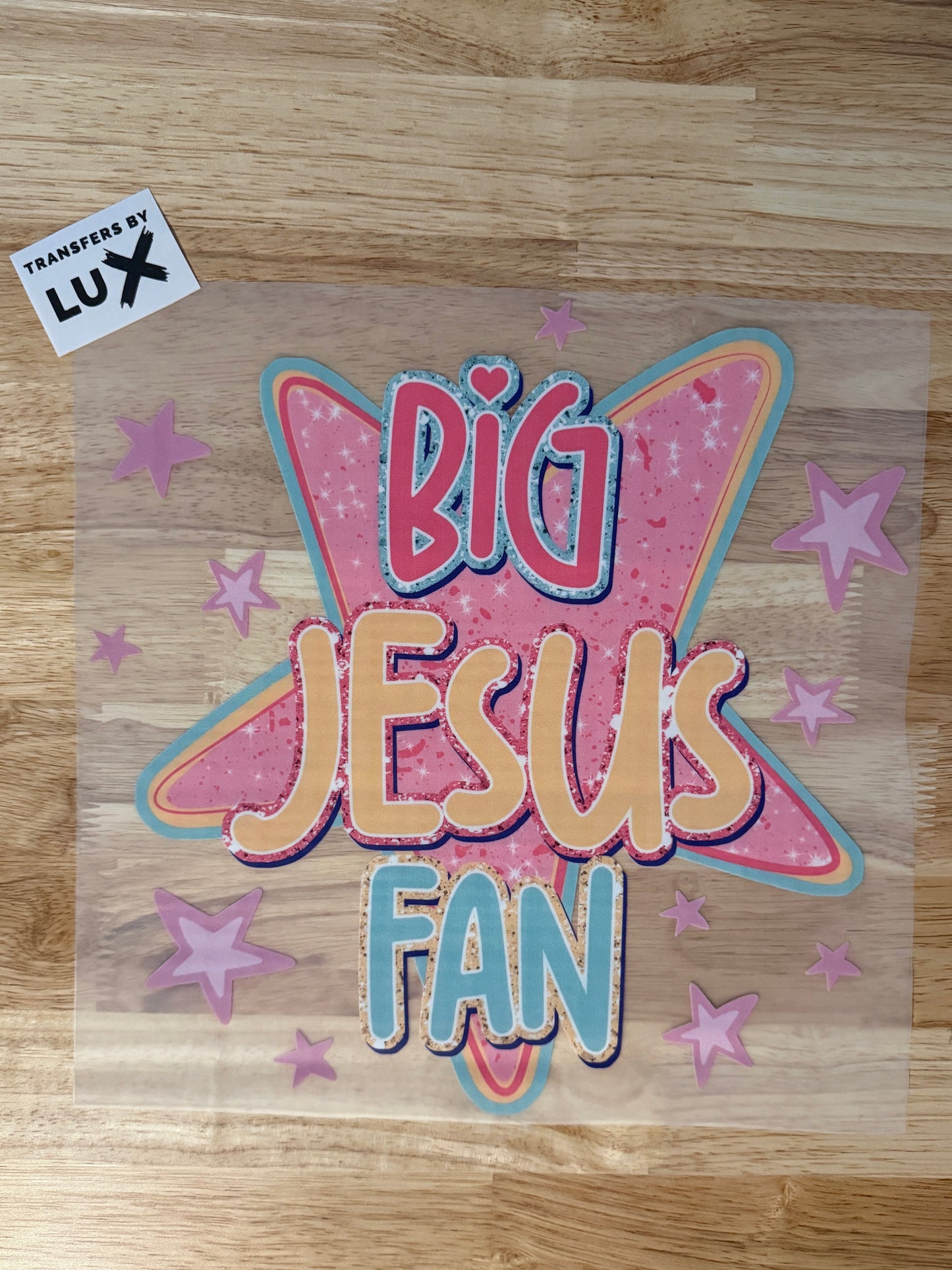 BIG JESUS FAN | DTF TRANSFER