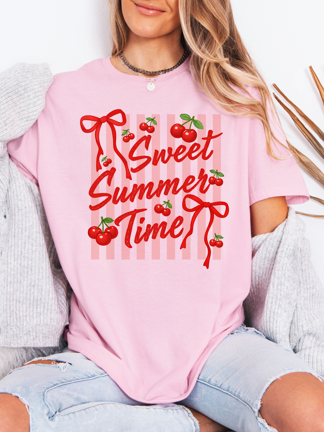 SWEET SUMMERTIME CHERRY T-SHIRT