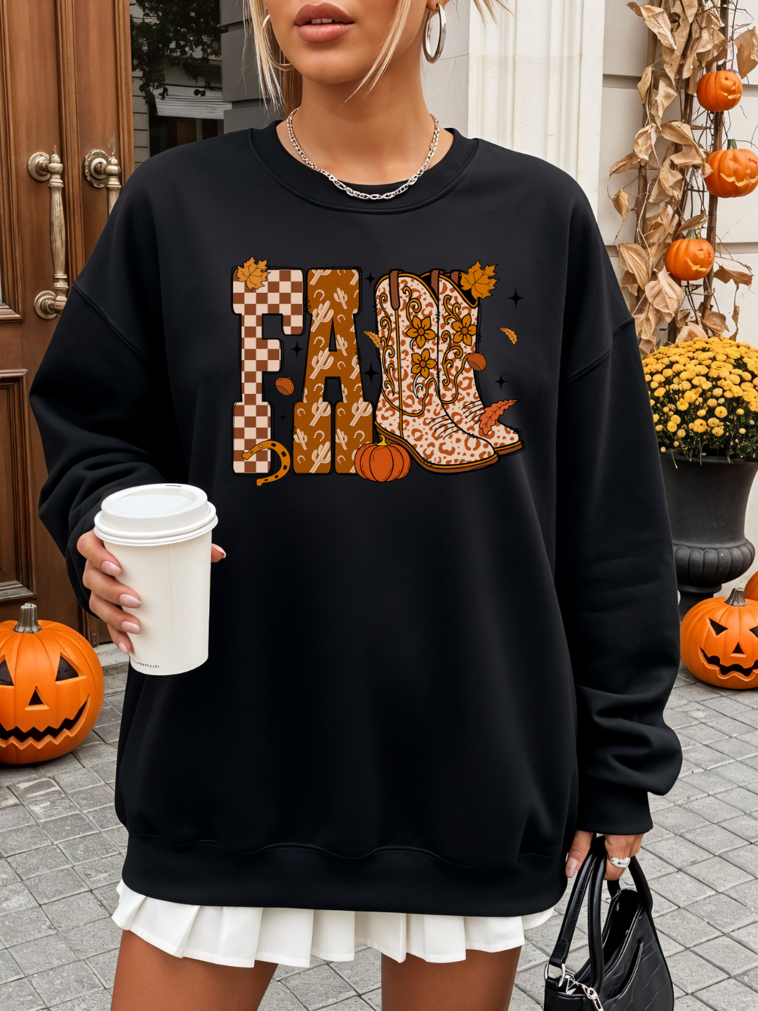 WESTERN FALL CREWNECK