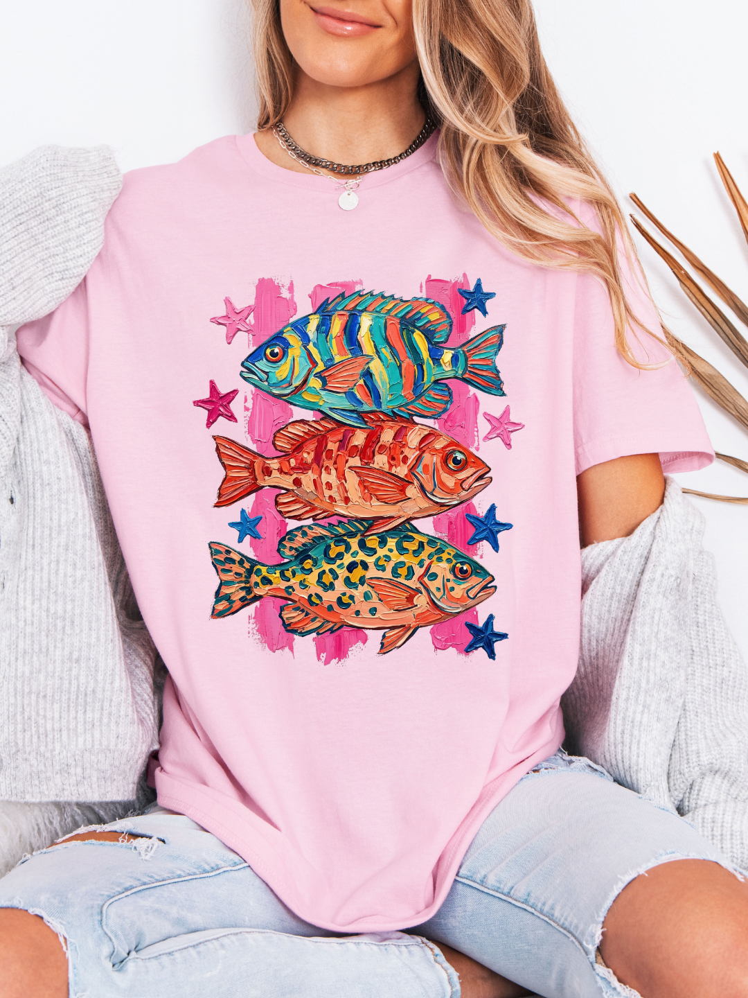 NEON FISH T-SHIRT