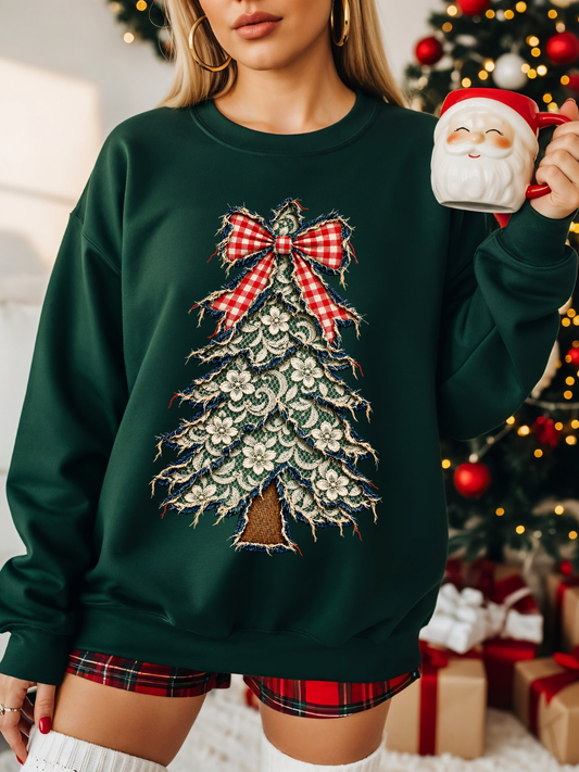 LACE CHRISTMAS TREE  | DTF TRANSFER