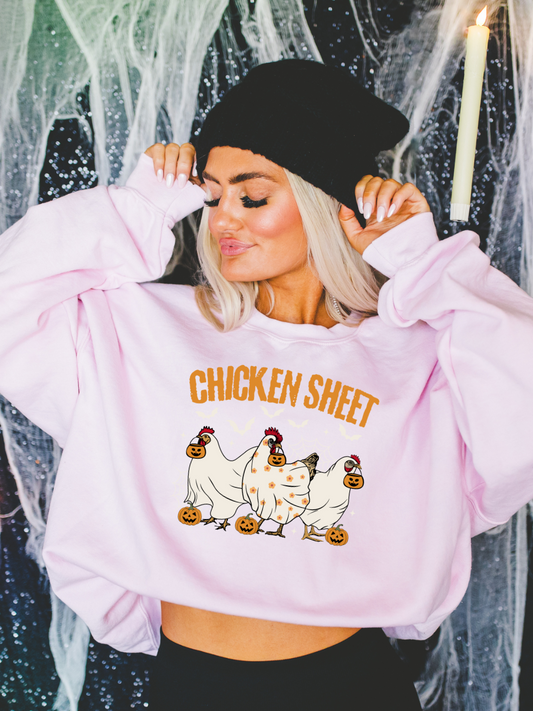 CHICKEN SHEET CREWNECK/T-SHIRT