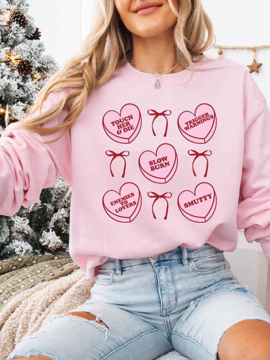 CANDY HEARTS CREWNECK