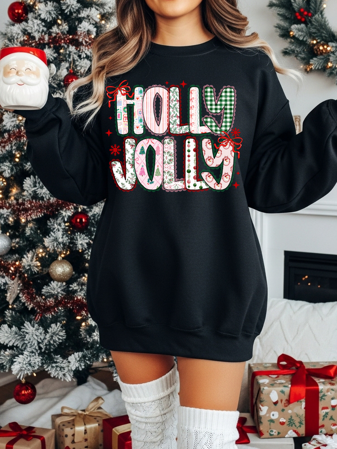 HOLLY JOLLY CHRISTMAS CREWNECK