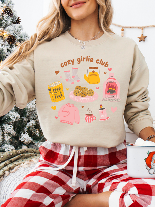 COZY GIRLIE CLUB CREWNECK